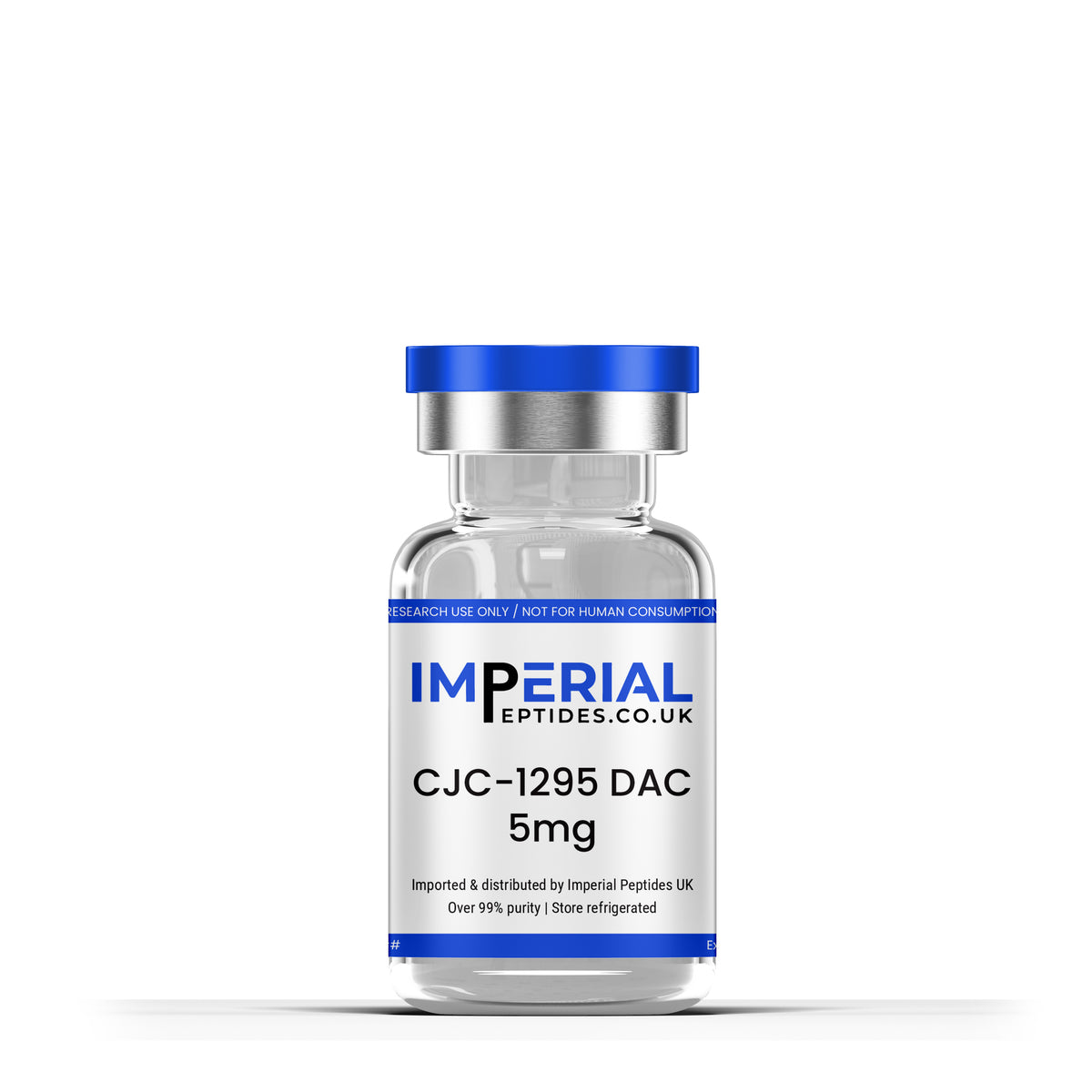 CJC-1295 research peptide vial
