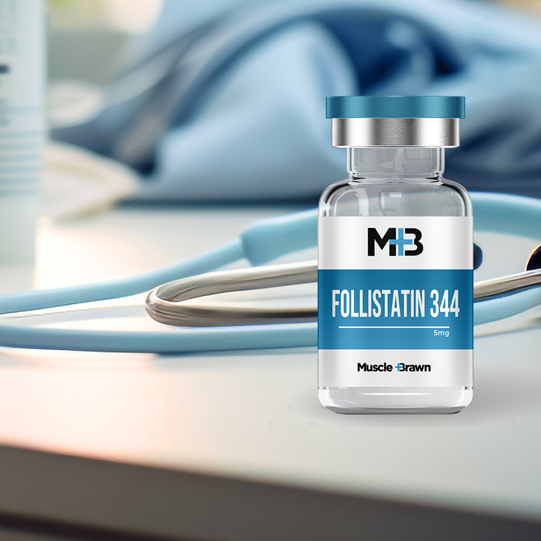 Follistatin research peptide vial